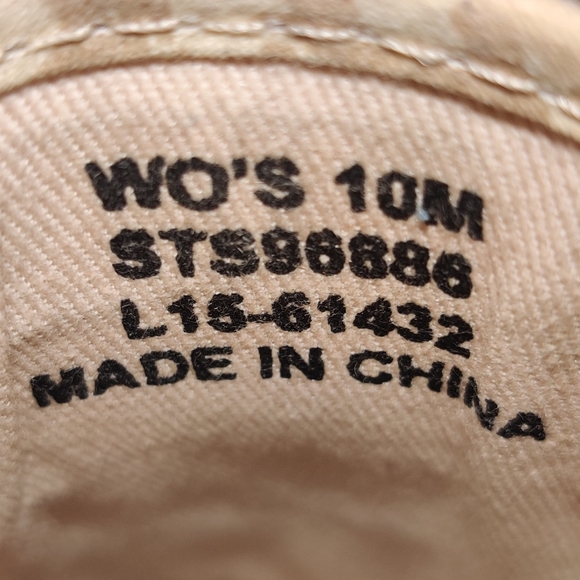 Sperry Top-Sider Slip-On Shoes Coral Reef Print Tan Purple Orange Women's 10 - Picture 10 of 10